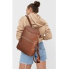 image:imageBOSTANTEN Leather Laptop Backpack for Women 156 inch Computer Bag Travel Work Daypack4brown