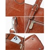 image:imageBOSTANTEN Leather Laptop Bag Work Tote for Women Shoulder Handbag Briefcase 156 inch Satchel Computer BagAbrown