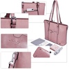 image:imageBOSTANTEN Leather Laptop Bag Work Tote for Women Shoulder Handbag Briefcase 156 inch Satchel Computer BagKpink