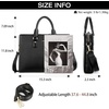image:imageBOSTANTEN Leather Lawyers Briefcase Laptop Business Slim Bags for Men amp WomenBlack Medium