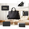 image:imageBOSTANTEN Leather Lawyers Briefcase Laptop Business Slim Bags for Men amp WomenBlack Medium