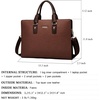 image:imageBOSTANTEN Leather Lawyers Briefcase Laptop Business Slim Bags for Men amp WomenCoffee Medium