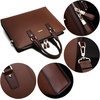 image:imageBOSTANTEN Leather Lawyers Briefcase Laptop Business Slim Bags for Men amp WomenCoffee Medium