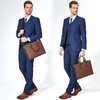 image:imageBOSTANTEN Leather Lawyers Briefcase Laptop Business Slim Bags for Men amp WomenCoffee Medium