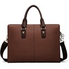 image:imageBOSTANTEN Leather Lawyers Briefcase Laptop Business Slim Bags for Men amp WomenCoffee Medium