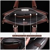 image:imageBOSTANTEN Leather Lawyers Briefcase Laptop Business Slim Bags for Men amp WomenCoffee Medium