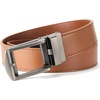 image:imageBOSTANTEN Mens Belt Leather Ratchet 1 38 Belt For Men Gift Dress and Casual with Adjustable Buckle Trim to Fit003brown