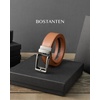 image:imageBOSTANTEN Mens Belt Leather Ratchet 1 38 Belt For Men Gift Dress and Casual with Adjustable Buckle Trim to Fit003brown