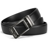 image:imageBOSTANTEN Mens Belt Leather Ratchet 1 38 Belt For Men Gift Dress and Casual with Adjustable Buckle Trim to Fit006black
