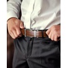 image:imageBOSTANTEN Mens Belt Leather Ratchet 1 38 Belt For Men Gift Dress and Casual with Adjustable Buckle Trim to Fit007dark Brown