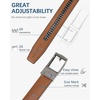 image:imageBOSTANTEN Mens Belt Leather Ratchet 1 38 Belt For Men Gift Dress and Casual with Adjustable Buckle Trim to Fit007dark Brown