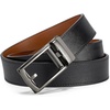 image:imageBOSTANTEN Mens Belt Leather Ratchet 1 38 Belt For Men Gift Dress and Casual with Adjustable Buckle Trim to Fit008black  Brown