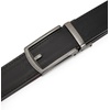 image:imageBOSTANTEN Mens Belt Leather Ratchet 1 38 Belt For Men Gift Dress and Casual with Adjustable Buckle Trim to Fit008black  Brown
