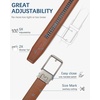 image:imageBOSTANTEN Mens Belt Leather Ratchet 1 38 Belt For Men Gift Dress and Casual with Adjustable Buckle Trim to Fit011gunbrown