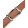 image:imageBOSTANTEN Mens Belt Leather Ratchet 1 38 Belt For Men Gift Dress and Casual with Adjustable Buckle Trim to Fit011gunbrown