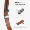 image:imageBOSTANTEN Mens Belt Leather Ratchet Belt For Men Dress and Casual with Adjustable Buckle Trim to Fit001 Coffee