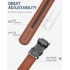 image:imageBOSTANTEN Mens Belt Leather Ratchet Belt For Men Dress and Casual with Adjustable Buckle Trim to Fit003black With Apricot