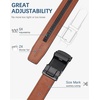 image:imageBOSTANTEN Mens Belt Leather Ratchet Belt For Men Dress and Casual with Adjustable Buckle Trim to Fit003black With Coffee
