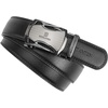 image:imageBOSTANTEN Mens Belt Leather Ratchet Belt For Men Dress and Casual with Adjustable Buckle Trim to Fit009black With Apricot