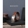 image:imageBOSTANTEN Mens Belt Leather Ratchet Belt For Men Dress and Casual with Adjustable Buckle Trim to Fit011 All Brown