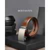 image:imageBOSTANTEN Mens Belt Leather Ratchet Belt For Men Dress and Casual with Adjustable Buckle Trim to Fit013  Vintage Brown