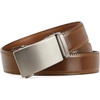image:imageBOSTANTEN Mens Belt Leather Ratchet Belt For Men Dress and Casual with Adjustable Buckle Trim to Fit013  Vintage Brown