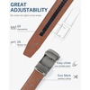 image:imageBOSTANTEN Mens Belt Leather Ratchet Belt For Men Dress and Casual with Adjustable Buckle Trim to Fit015  All Brown