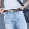 image:imageBOSTANTEN Mens Belt Leather Ratchet Belt For Men Dress and Casual with Adjustable Buckle Trim to Fit015  All Brown