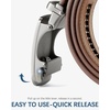 image:imageBOSTANTEN Mens Belt Leather Ratchet Belt For Men Dress and Casual with Adjustable Buckle Trim to Fit015  All Brown