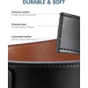 image:imageBOSTANTEN Mens Belt Leather Ratchet Belt For Men Dress and Casual with Adjustable Buckle Trim to Fit015  Black  Brown