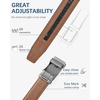 image:imageBOSTANTEN Mens Belt Leather Ratchet Belt For Men Dress and Casual with Adjustable Buckle Trim to Fit016  Vintage Brown