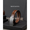 image:imageBOSTANTEN Mens Belt Leather Ratchet Belt For Men Dress and Casual with Adjustable Buckle Trim to Fit016  Vintage Brown