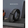 image:imageBOSTANTEN Mens Belt Leather Ratchet Belt For Men Dress and Casual with Adjustable Buckle Trim to Fit019  Bostanten  Black