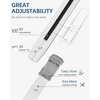 image:imageBOSTANTEN Mens Belt Leather Ratchet Belt For Men Dress and Casual with Adjustable Buckle Trim to Fit020  White