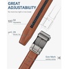 image:imageBOSTANTEN Mens Belt Leather Ratchet Belt For Men Dress and Casual with Adjustable Buckle Trim to Fit024  Bostantendark Brown