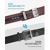 image:imageBOSTANTEN Mens Belt Leather Ratchet Belt For Men Dress and Casual with Adjustable Buckle Trim to Fit025 Brown B