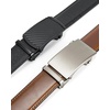 image:imageBOSTANTEN Ratchet Leather Belt For Men 2 Pack Dress and Casual with Adjustable Buckle Trim to Fit012black and Brown