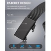 image:imageBOSTANTEN Ratchet Web Belt Men Nylon Golf Adjustable Work Mens Belt with Casual Pants001 All Black