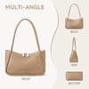image:imageBOSTANTEN Small Hobo Bags for Women Shoulder Bag for Women Trendy Designer Winter Purse Vegan Leather HandbagAapricot