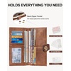 image:imageBOSTANTEN Small Sling Bag for Women Leather Crossbody Bags Fanny Pack Chest Bag for Travel Slim Wallet Women Leather RFID Blocking Credit Card Holder Bifold Thin Wallet