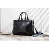 image:imageBOSTANTEN Women Genuine Leather Briefcase Tote Business Vintage Handbag 156 Laptop Shoulder Bag BrownAblack