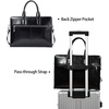 image:imageBOSTANTEN Women Genuine Leather Briefcase Tote Business Vintage Handbag 156 Laptop Shoulder Bag BrownAblack