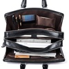 image:imageBOSTANTEN Women Genuine Leather Briefcase Tote Business Vintage Handbag 156 Laptop Shoulder Bag BrownAblack