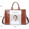image:imageBOSTANTEN Women Genuine Leather Briefcase Tote Business Vintage Handbag 156 Laptop Shoulder Bag BrownAbrown