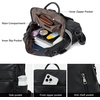 image:imageBOSTANTEN Womens Backpack Purse Leather Travel Backpack Fashion Designer Ladies Shoulder Bags with Wristlet1black