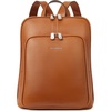 image:imageBOSTANTEN Genuine Leather Backpack Purse Casual College Travel Bags for Women3brown