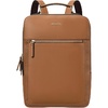 image:imageBOSTANTEN Leather Backpack 156 inch Laptop Bag Travel Casual Computer Backpack College Business Work Shoulder Bags with Trolley Sleeve for Women Men BrownBrown