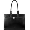 image:imageBOSTANTEN Leather Briefcase for Women Vintage 156 inch Laptop Bag for Women Business Tote Shoulder HandbagBlack