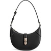 image:imageBOSTANTEN Shoulder Bags for Women Small Crescent Moon Underarm Purse Trendy Vegan Leather HandbagBlack