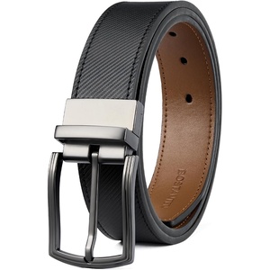 image:imageBOSTANTEN Belt Men Leather Reversible Belts for Men 1 38 for Casual Golf Dress Pants TwoinOne Belt Gift008verticalblackBrown